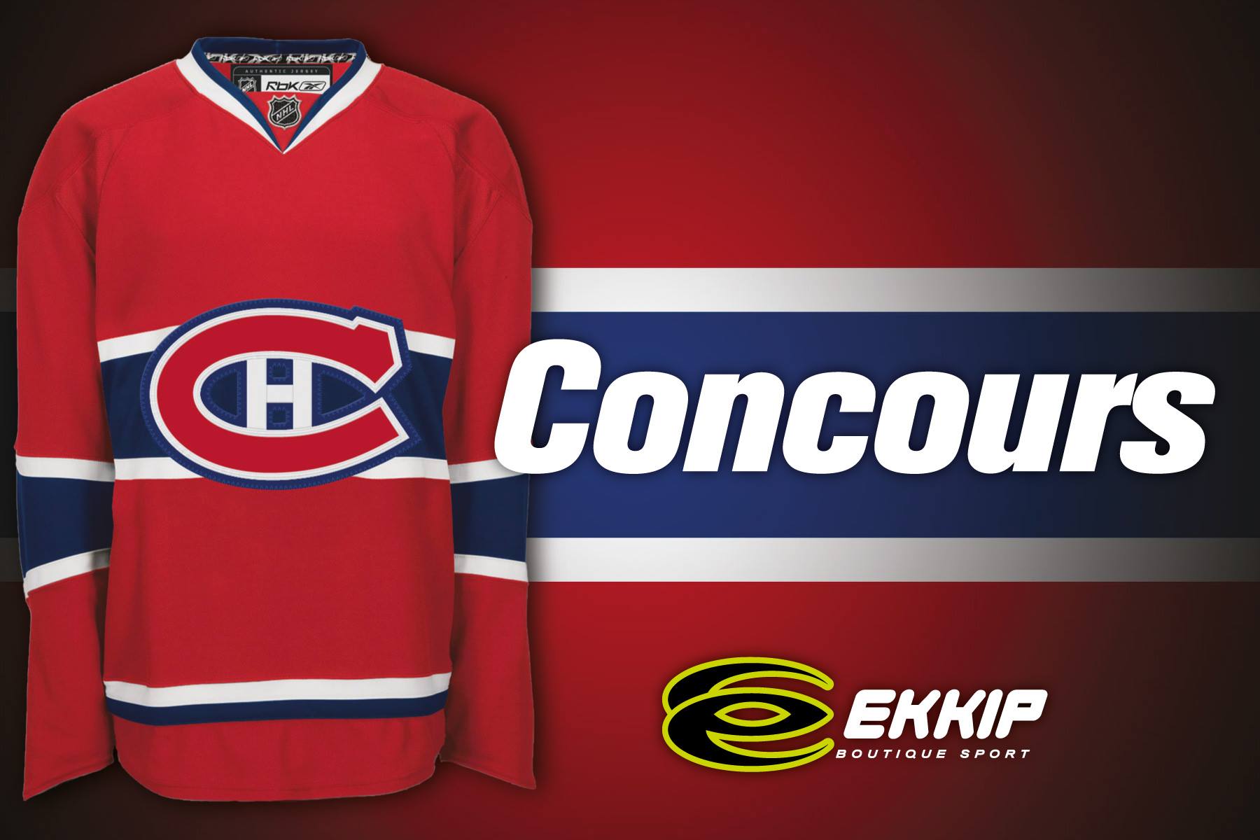 Remportez le chandail officiel des Canadiens de Montréal!!!