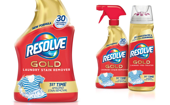 Un détachant Resolve Gold Oxi-Action GRATUIT!