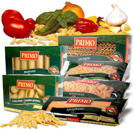 Pâtes alimentaires Primo à 79¢ (sans coupon)