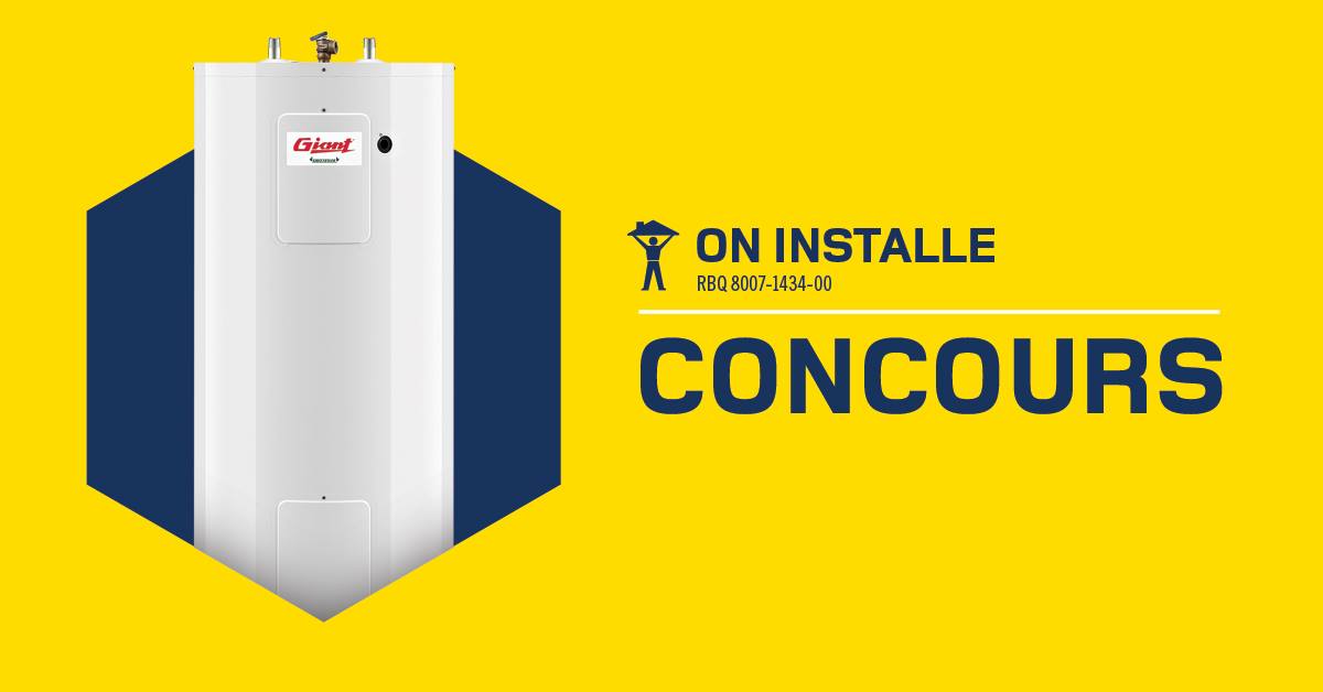 Gagnez un chauffe-eau Giant et son installation par RONA !
