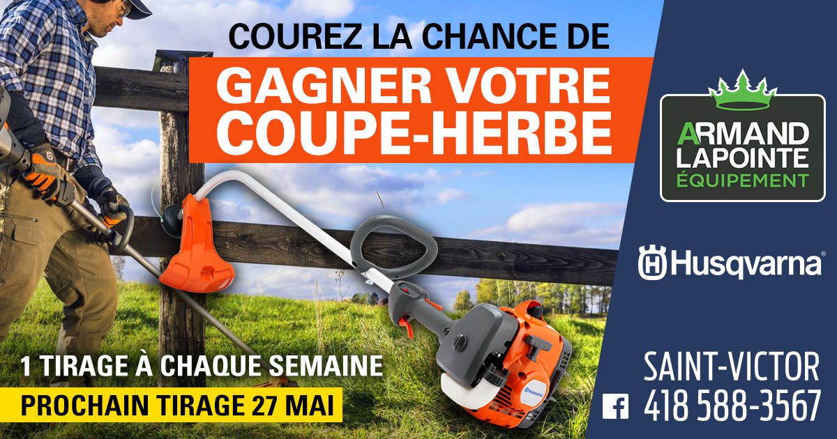 Un coupe-herbe à gagner