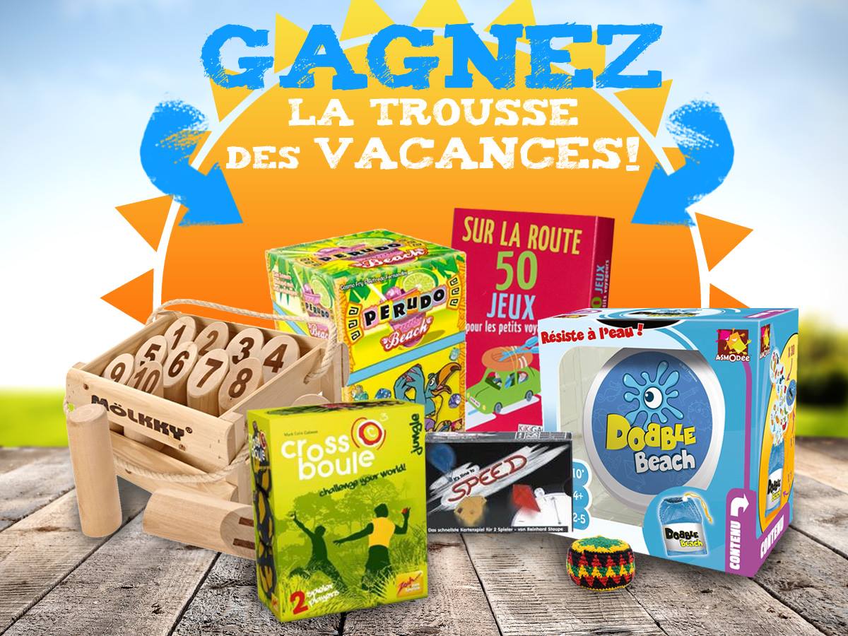Un ensemble de jeux de société à gagner!