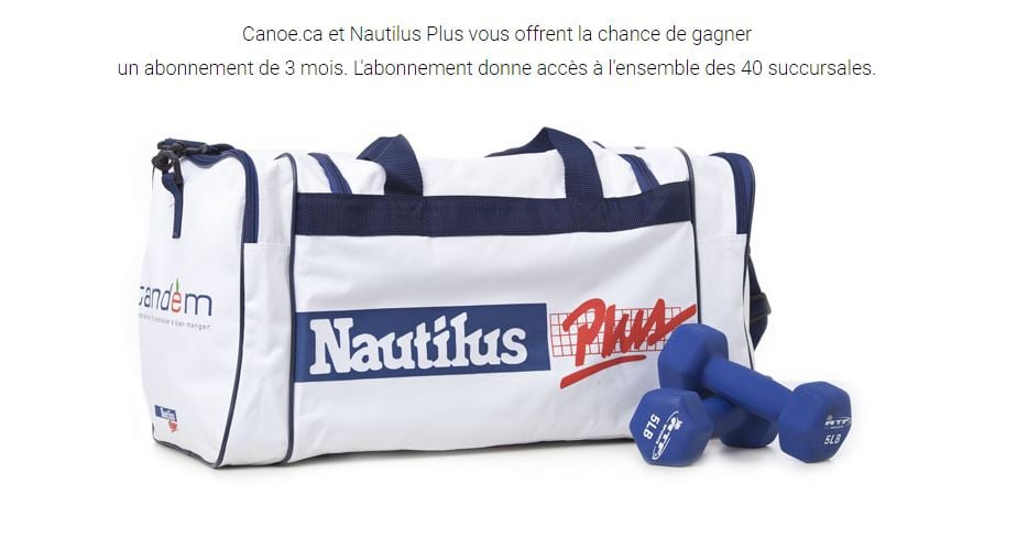 Un abonnement de 3 mois chez Nautilus Plus à REMPORTER !!