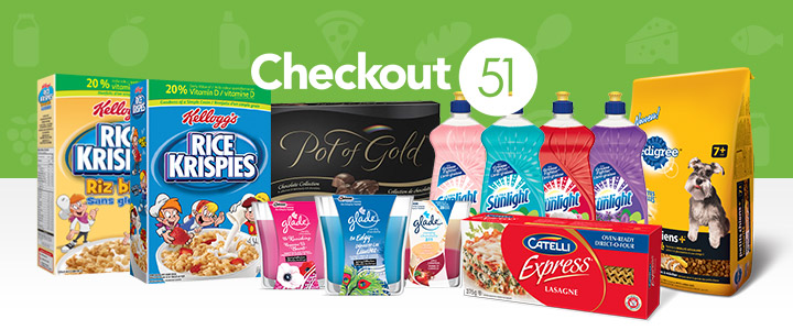 Les nouvelles offres Checkout 51 de la semaine