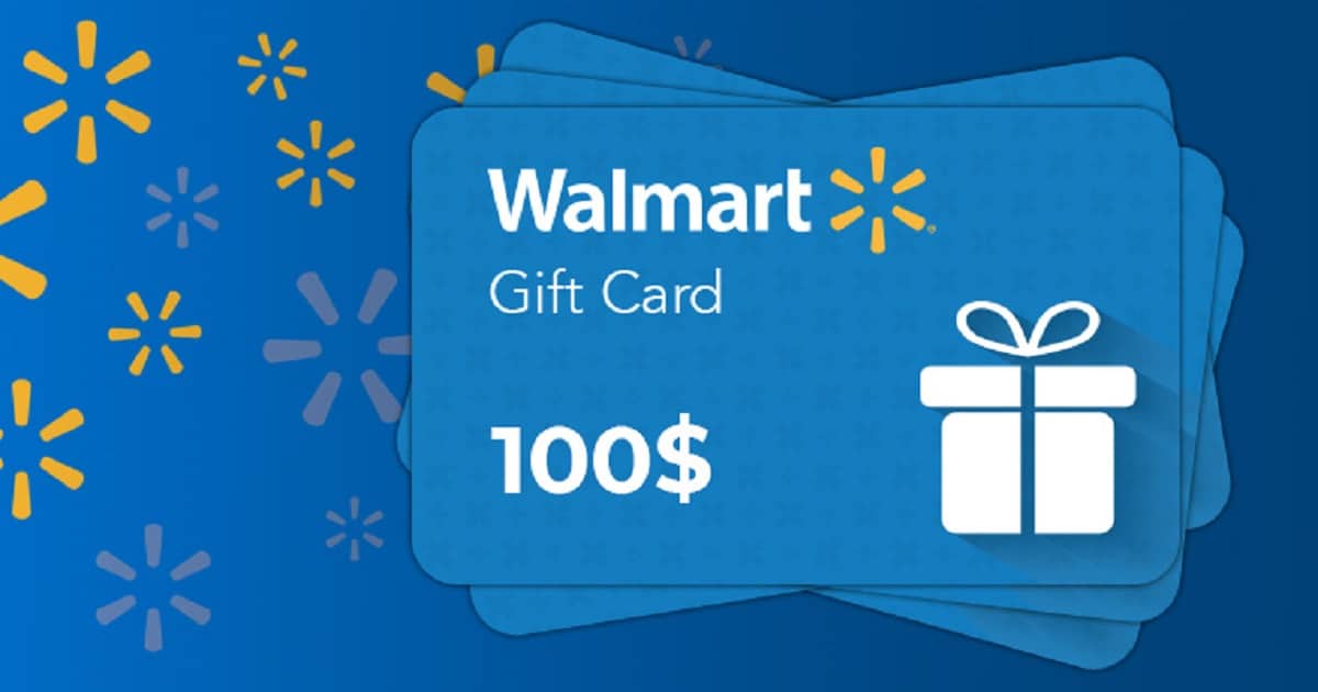 Une carte Walmart de 100$ à gagner !