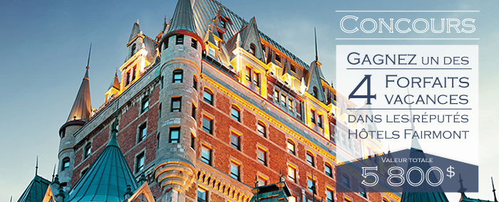 Forfaits vacances au Fairmont