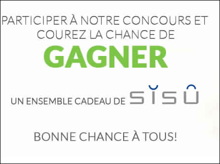 Ensemble cadeaux de Sisu à gagner !!