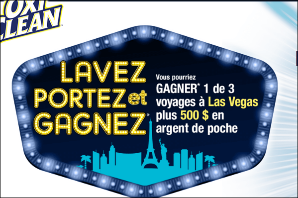 Gagner un voyage à Las Vegase et 500$ en poche !