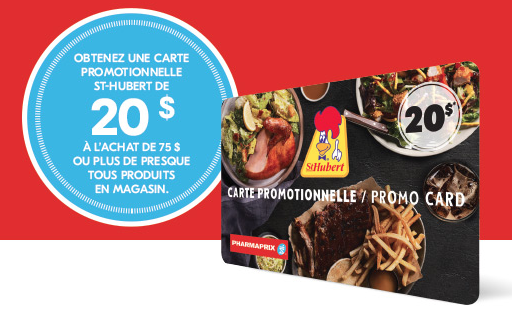 Remportez une carte cadeau St-Hubert GRATUITE de 20$ !