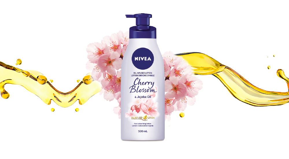 Un échantillon GRATUIT de la nouvelle lotion corporelle enrichie d’huile de Nivea !