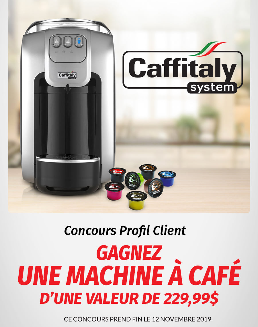 Une machine à café Caffitaly System de 229$ à remporter !