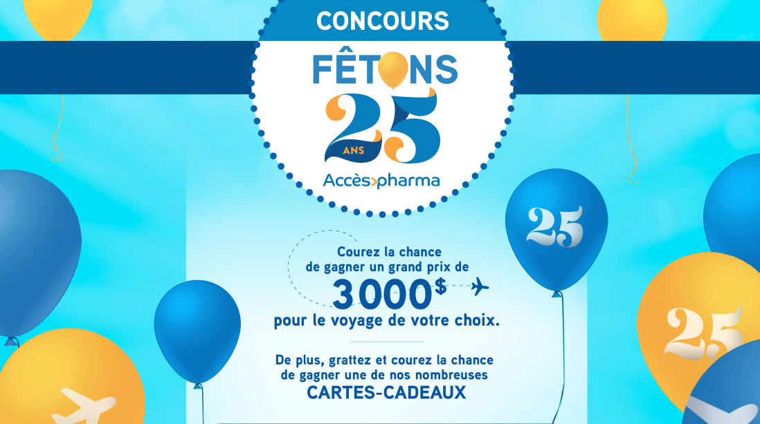 Cartes cadeaux Walmart de 25$ et crédit voyage de 3000$ à remporter !