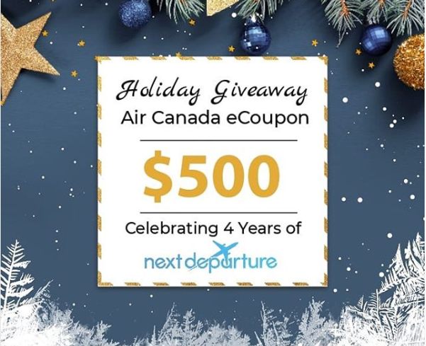 Un coupon électronique Air Canada de 500$ à gagner !