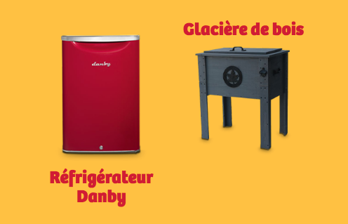 Un réfrigérateur Danby et une glacière de bois à remporter !