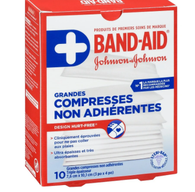 Obtenez les produits de premiers soins Band-Aid gratuitement !
