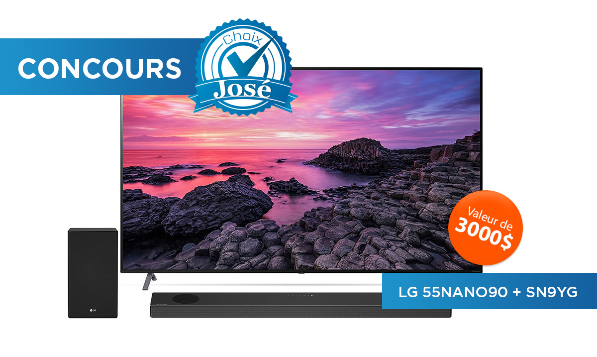 1 TV Nanocell de 55po et 1 barre de son LG à gagner !