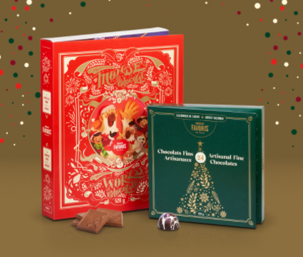 Tentez de gagner deux calendriers de l’avent Chocolats Favoris!