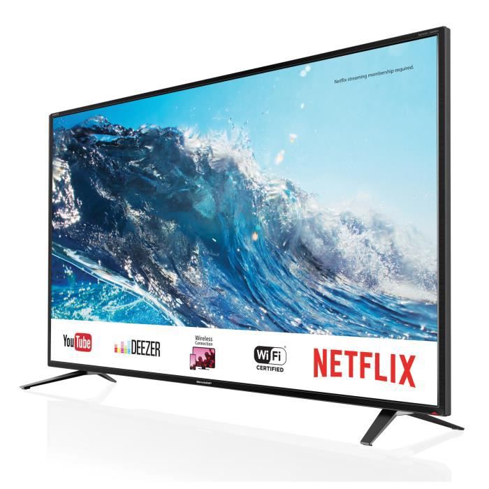 Téléviseurs LED TV Sharp 65′, 4K, Smart à remporter !