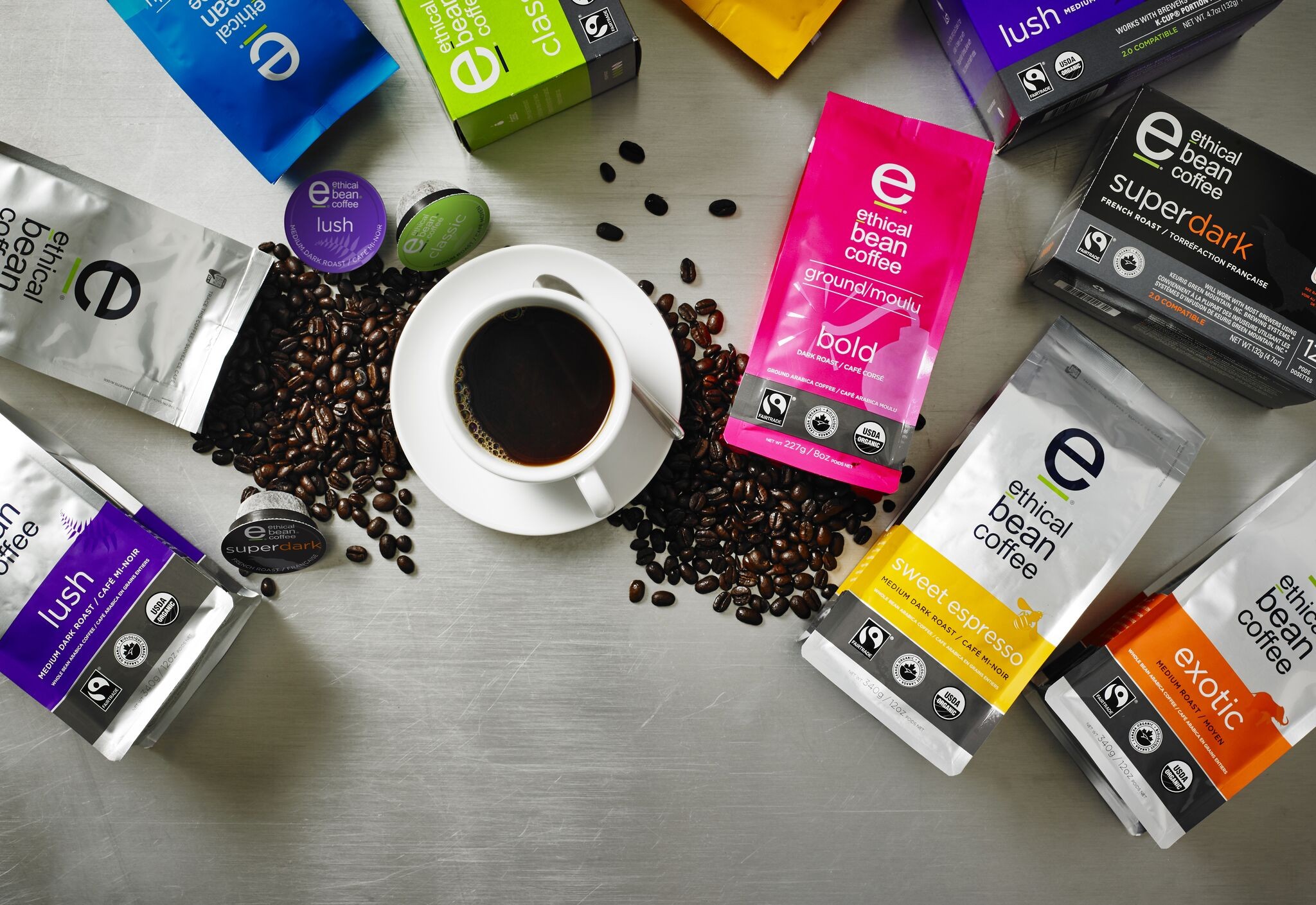 Échantillons gratuits du café moulu Ethical Bean Coffee !