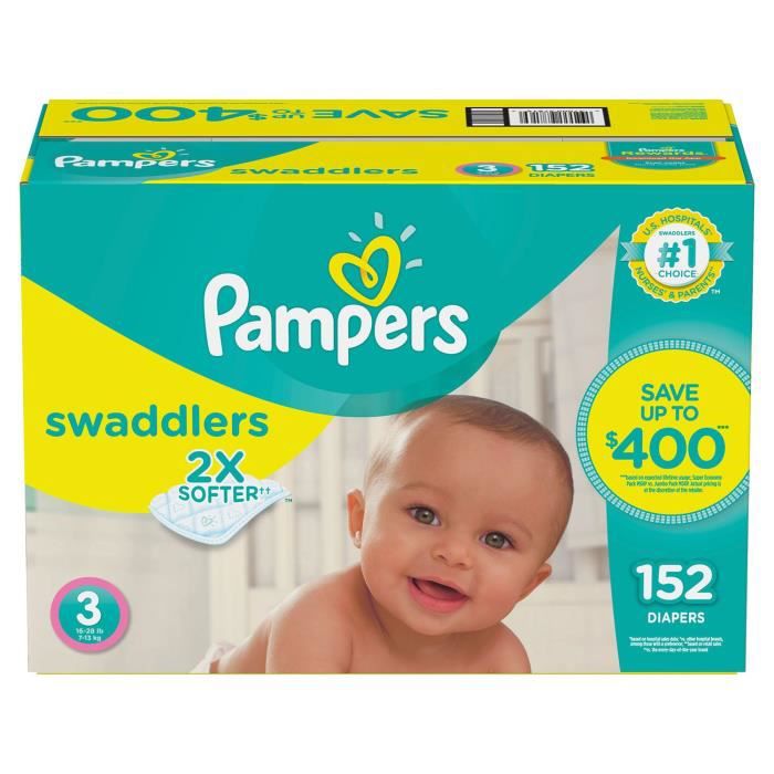 Obtenez gratuitement des couches Pampers Swaddlers !