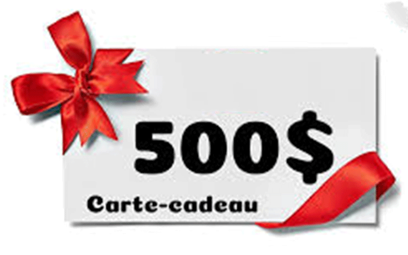 A gagner : 500$ en cadeaux (cartes Tim Hortons, Ardene, McDonald’s…) !
