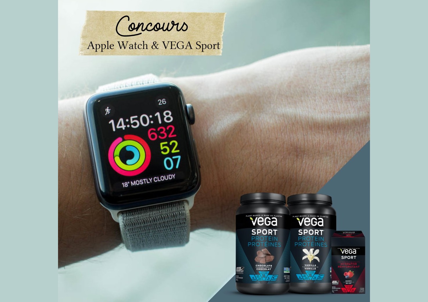 6 montres intelligentes Apple Watch Series 3 sont mises en jeu !