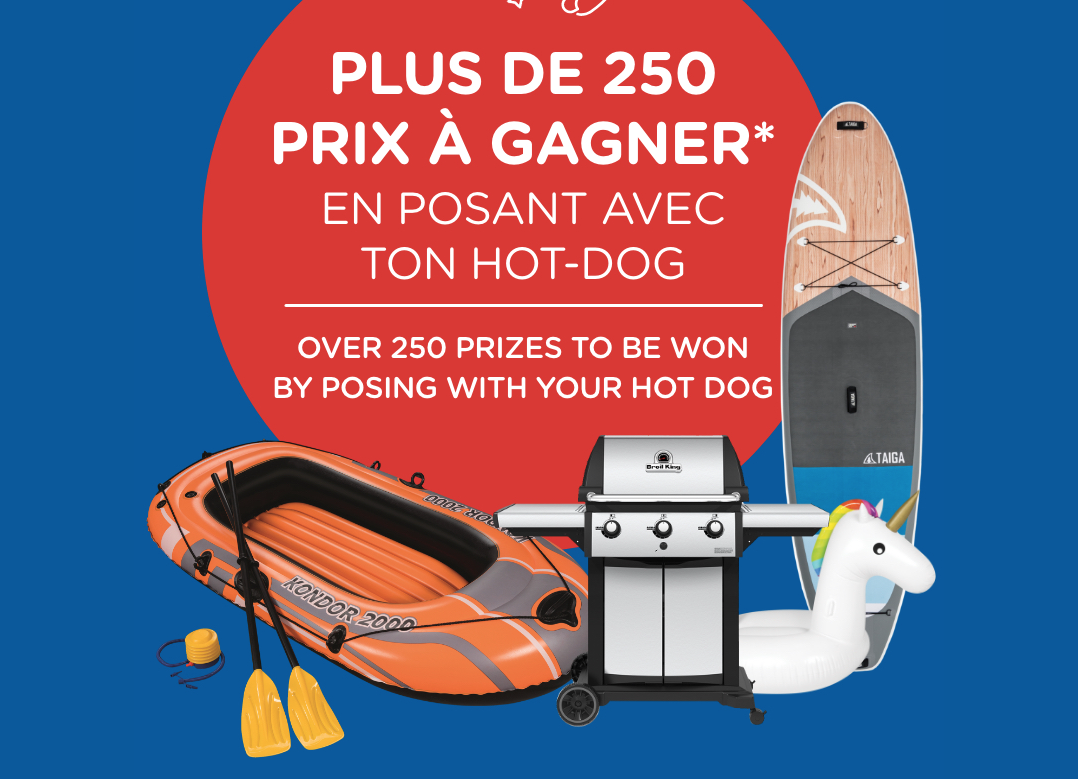 A gagner : BBQ au gaz Broil King, 1 Planche à pagaie, 1 Chauffe-terrasse…