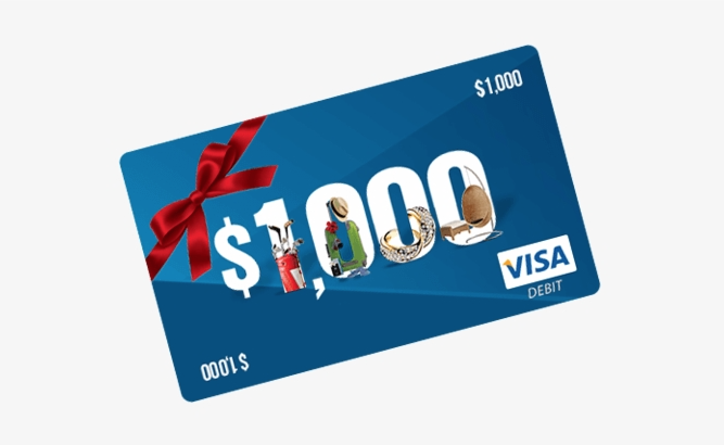 Gagnez 1000$ en cartes prépayées Visa !