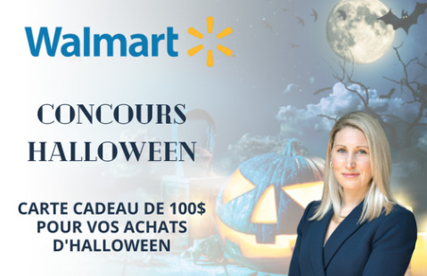 Une  carte cadeau Walmart de 100$ à remporter
