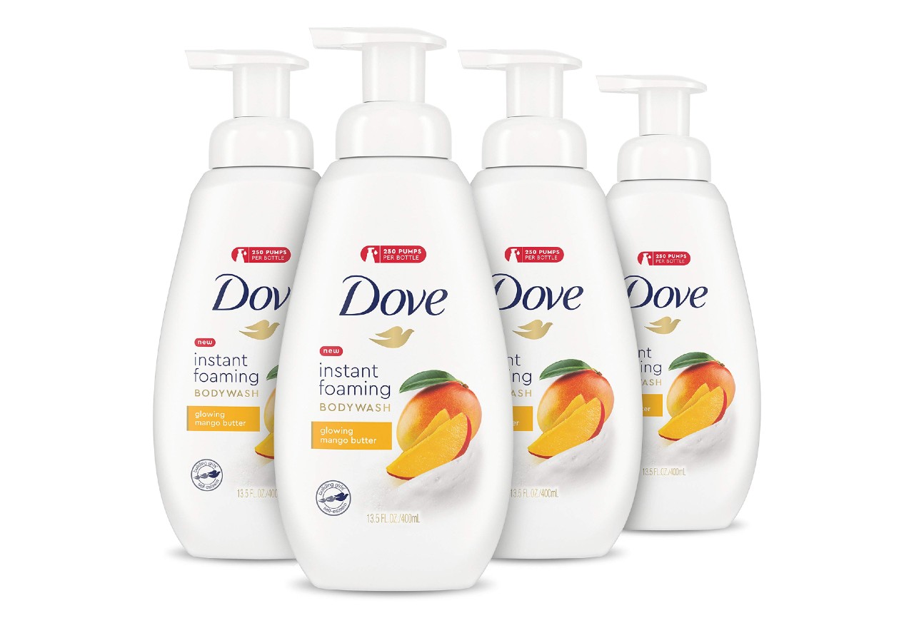 Obtenez gratuitement des échantillons du Nettoyant corporel hydratant à la mangue Dove !