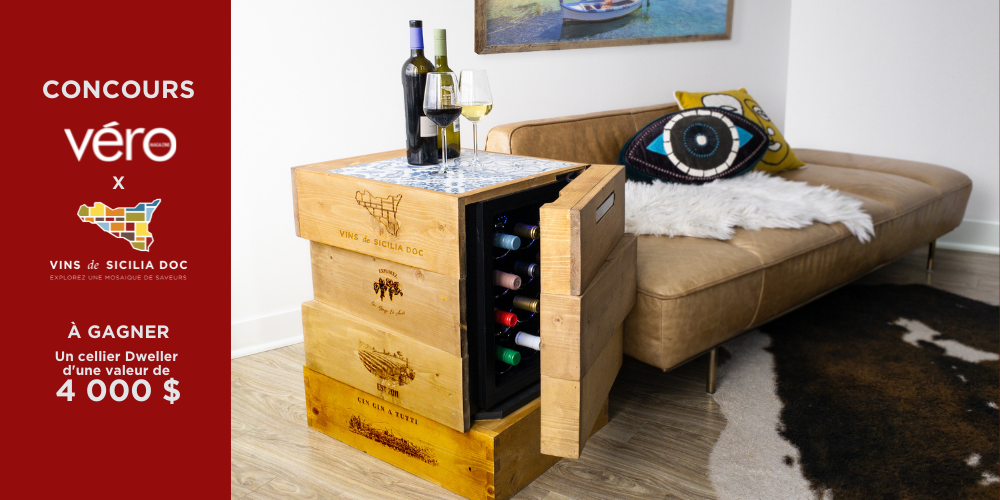 Un magnifique cellier à vin Dweller de 4 000$ à gagner !