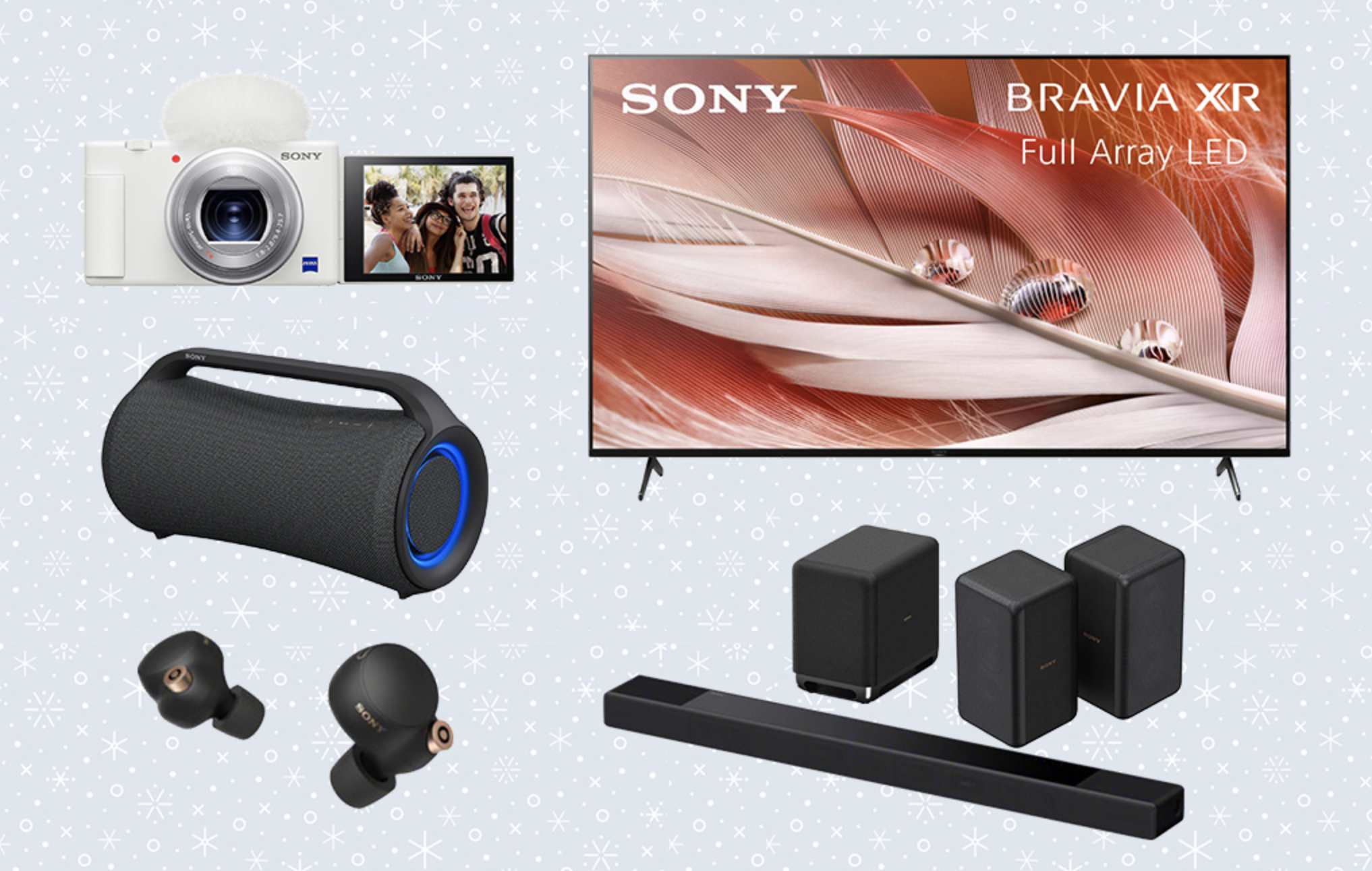 TV et barre de son et appareil photo Sony à remporter !