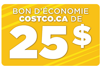 Obtenez un bon d’achat Costco de 25$ gratuit