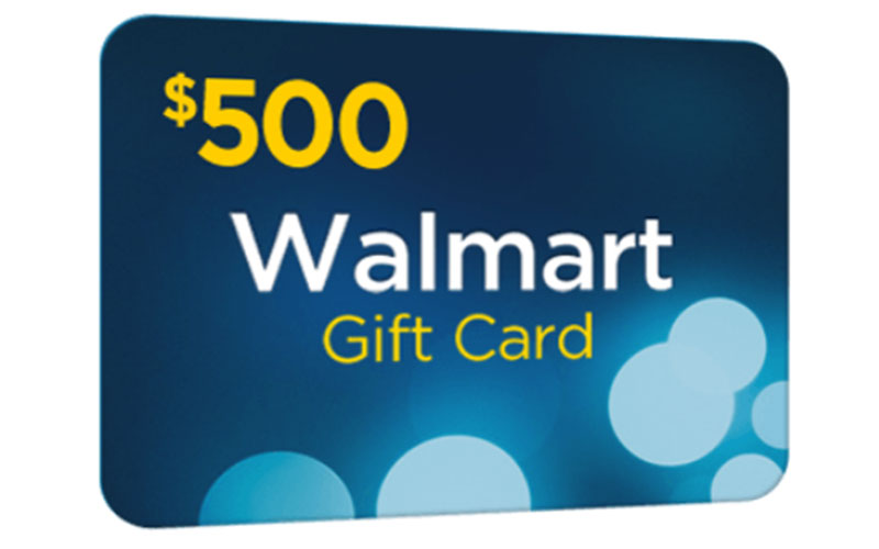 Gagnez une carte cadeau Walmart de 500$ !