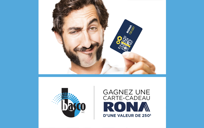 Tentez de gagner une carte cadeau Rona de 250$ !