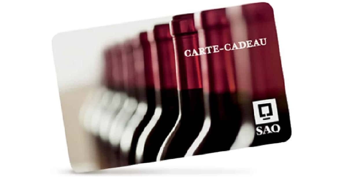 Une carte cadeau SAQ à remporter !