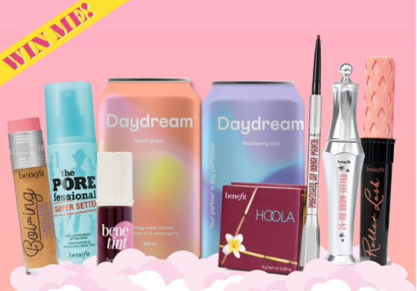 Gagnez 300$ en produits Benefit + 1 mois de breuvages Daydream !