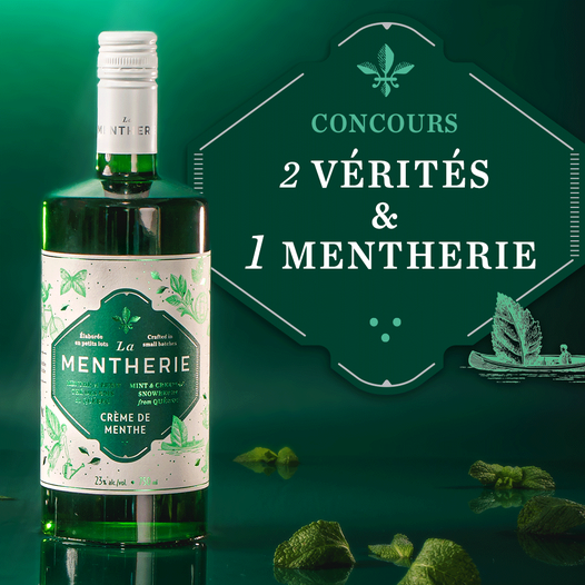 Concours: Gagnez une bouteille crème de menthe « La Mentherie »