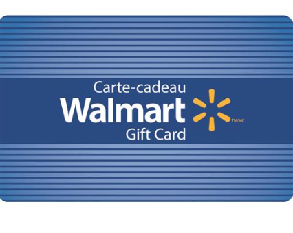 Une carte cadeau Walmart de 500$ à gagner !