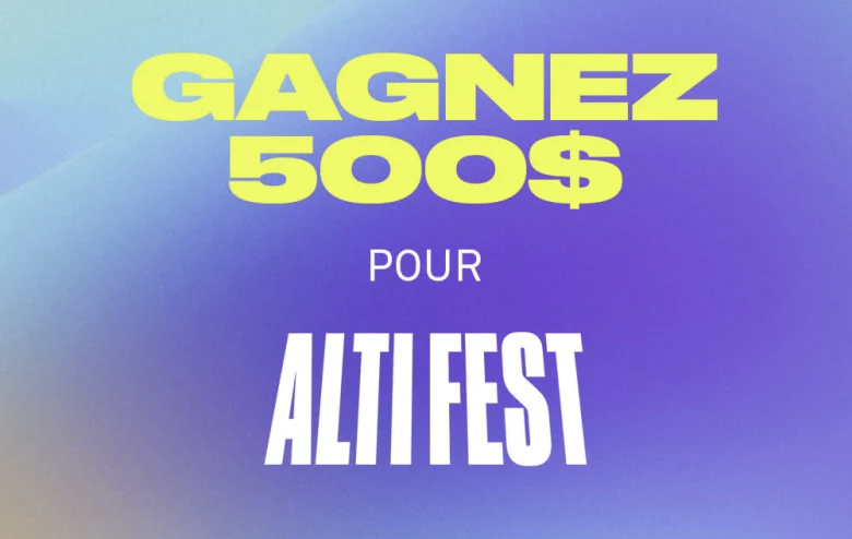 Tenter de gagner 500$ à dépenser chez Altitude Sports !