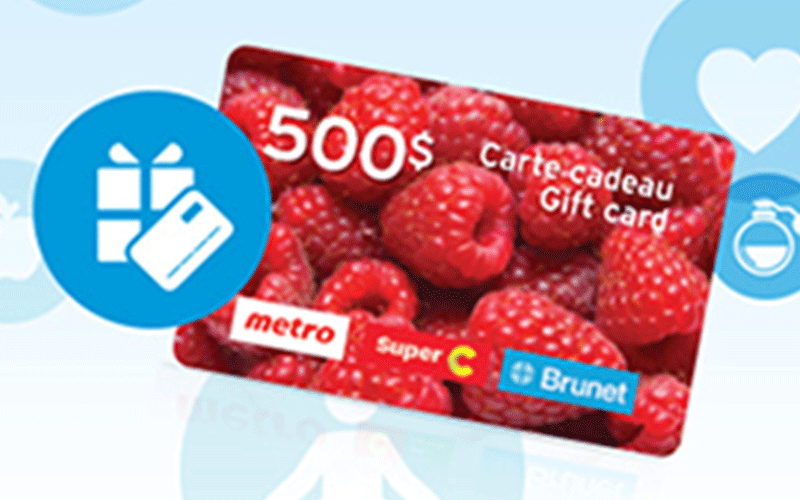 Gagnez 1000$ en carte cadeau Metro + 1 séjour camping !