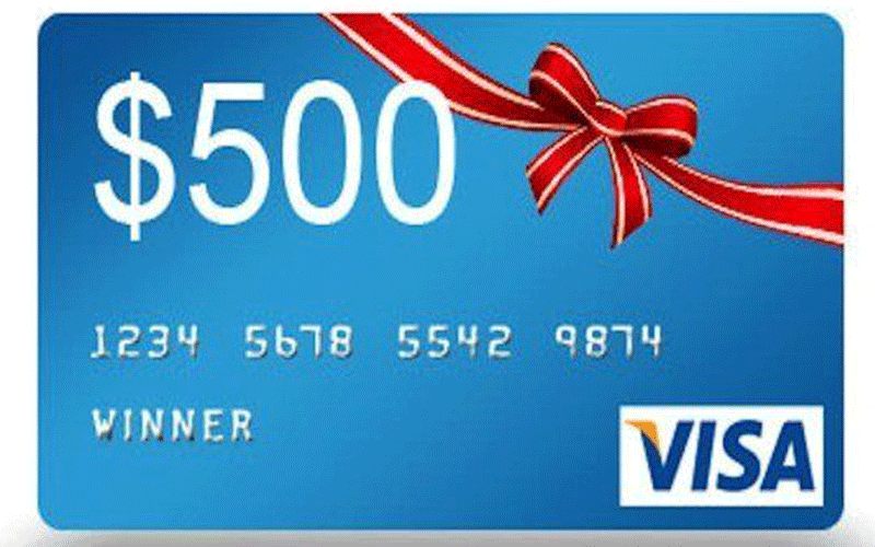 Gangnez une carte prépayée de 500$ !