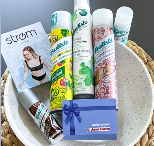 Gagnez un ensemble cadeau Batiste + 1 carte Jean Coutu de 100$ !
