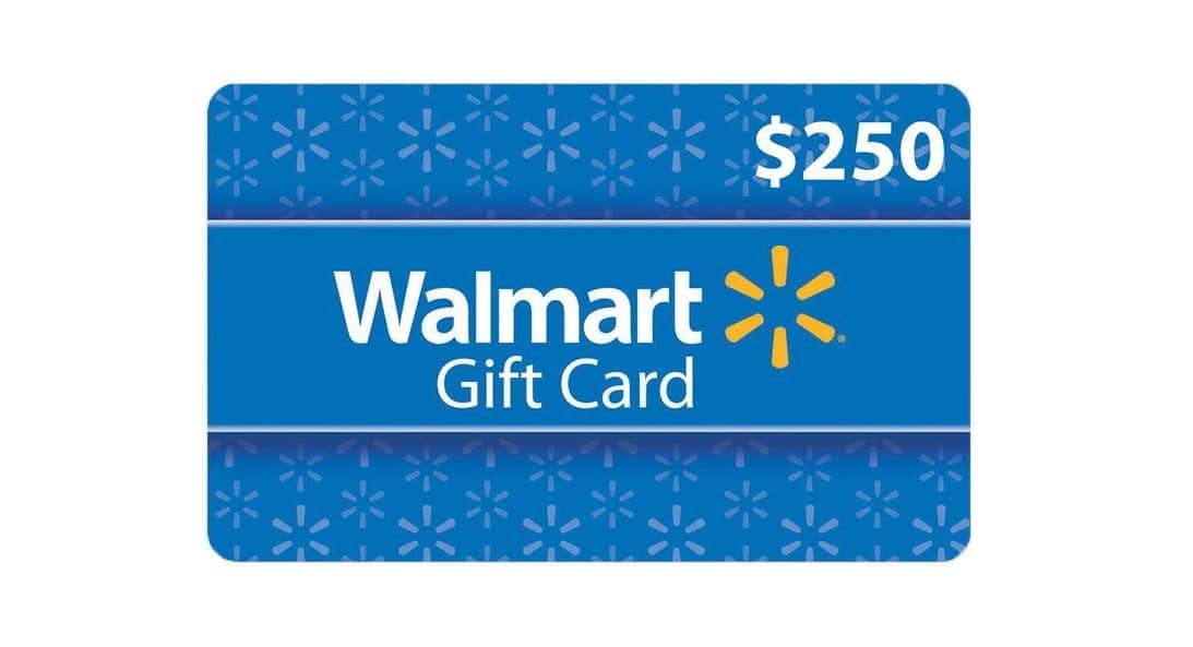 Gagnez une carte cadeau Walmart de 250$ !