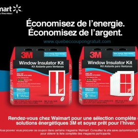 Coupon Rabais 3M Canada – Économisez 4$ Sur Les Trousses D’Isolation Intérieure Pour Fenêtres