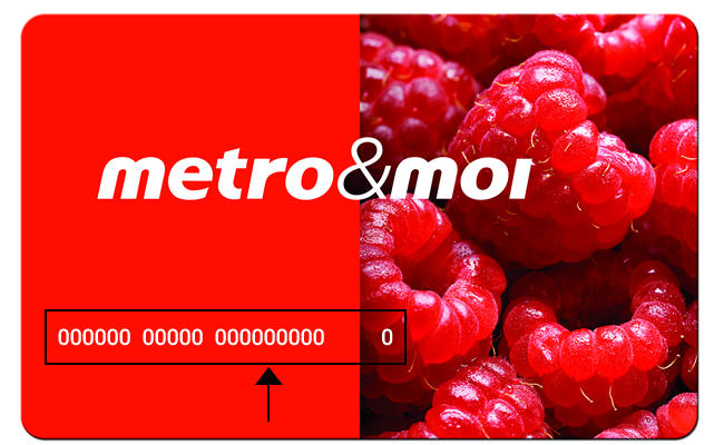Obtenez 60$ de rabais Metro sur vos prochaines épiceries !