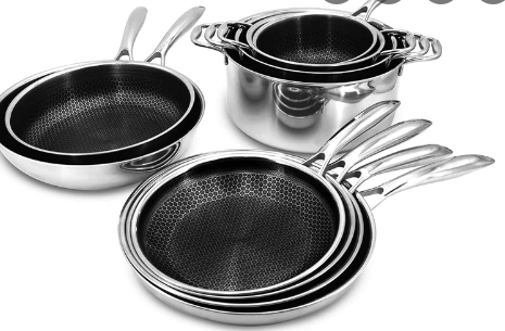 Une batterie de cuisine HexClad (950$) !