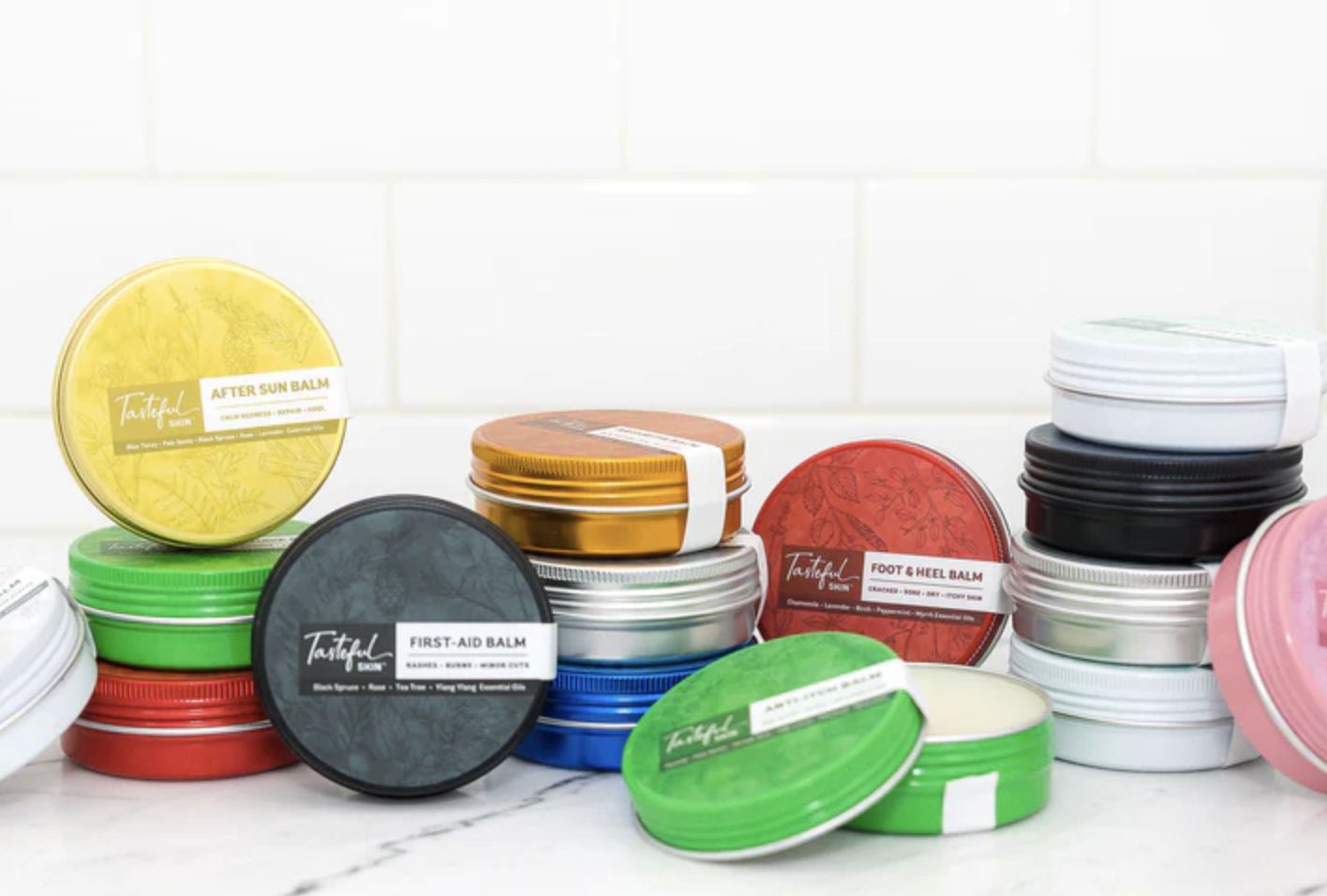 Échantillons gratuits des baumes naturels Tasteful Skin !