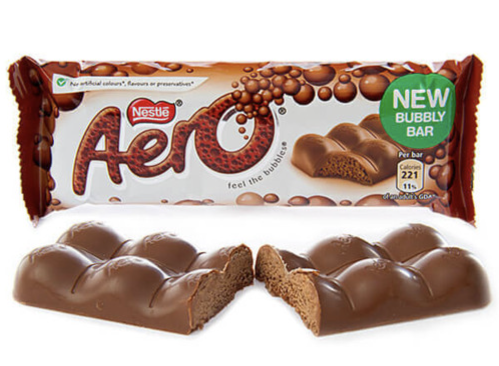 365 tablettes de chocolat Aero à remporter !