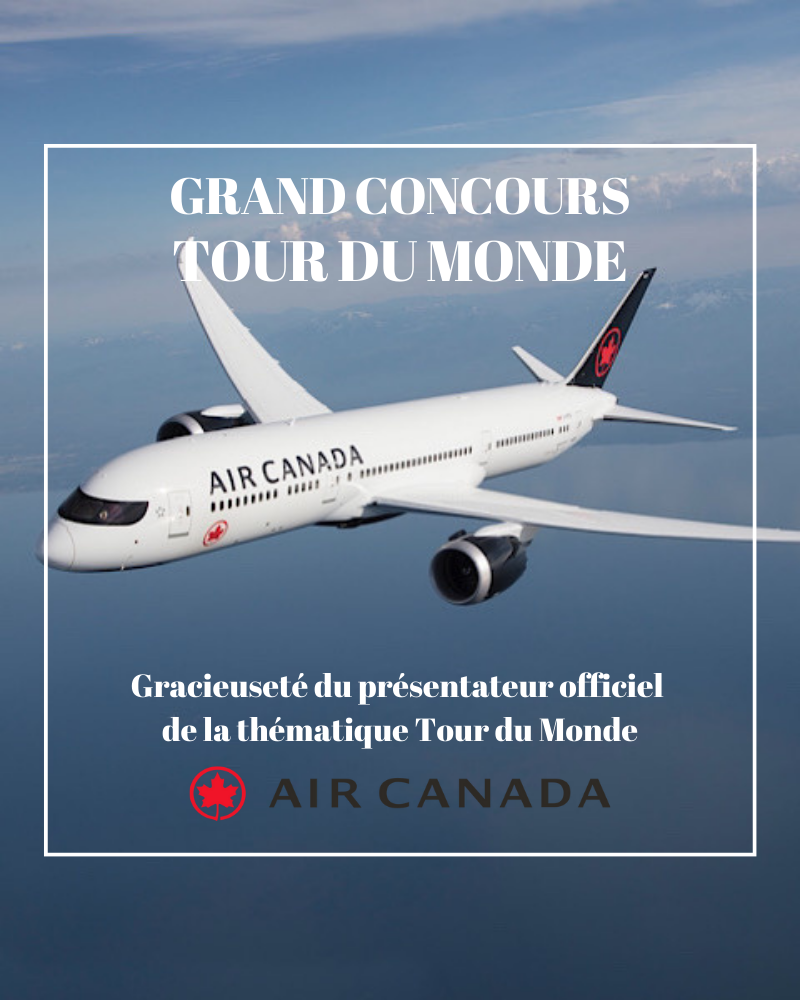 Une carte cadeau Air Canada de 2000$ à gagner !